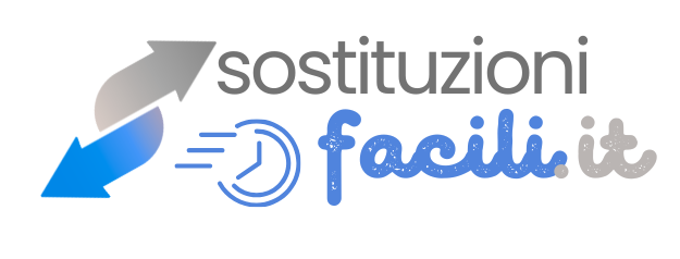 Sostituzioni Facili